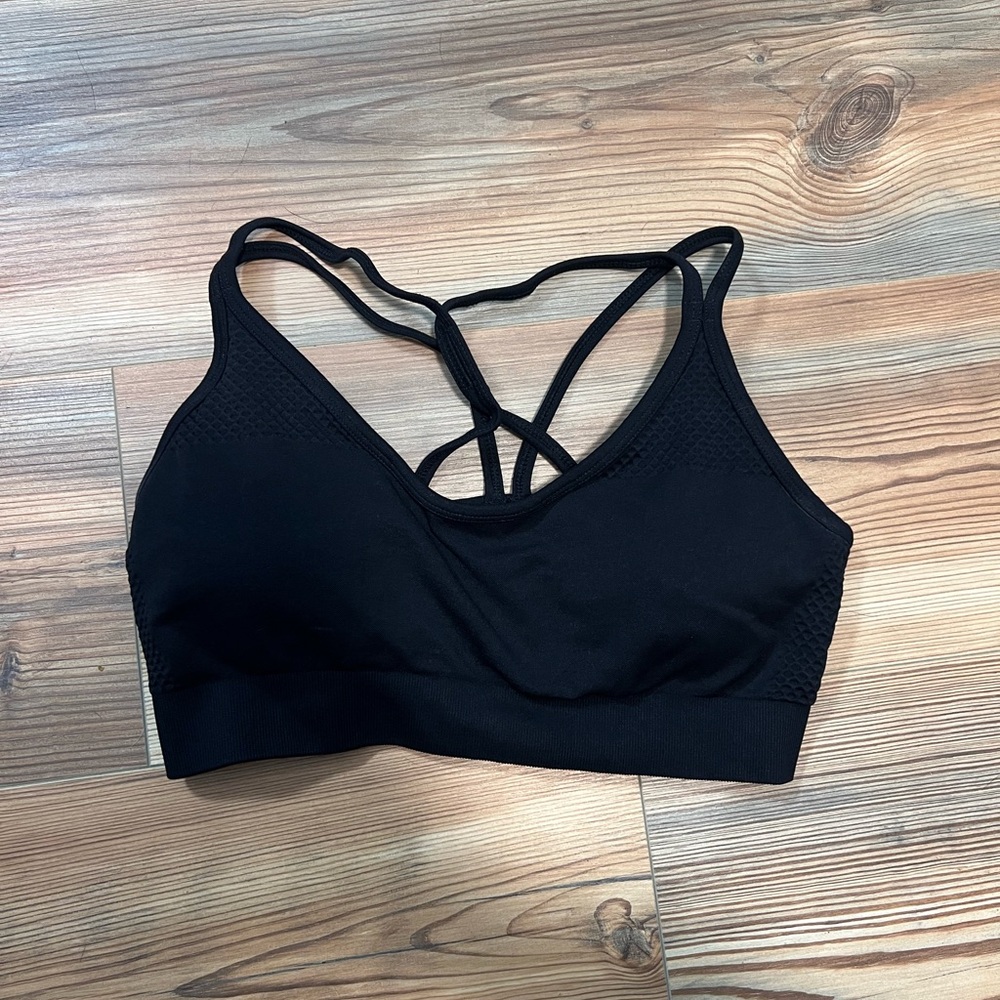 Curves N Combatboots Seamless Bra - Black